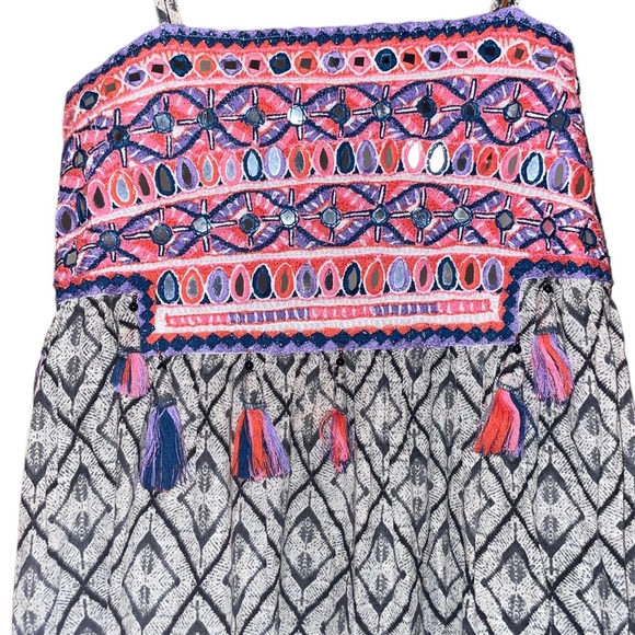 NWT Anthropologie RAGA Boho Embellished Maxi Dress - Picture 4 of 9